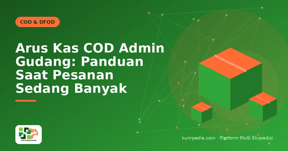 Arus Kas COD Admin Gudang: Panduan Saat Pesanan Sedang Banyak