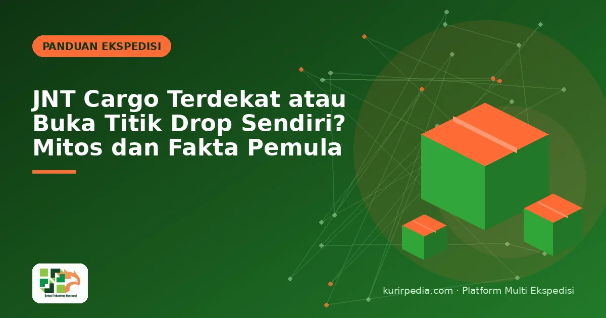 JNT Cargo Terdekat atau Buka Titik Drop Sendiri? Mitos dan Fakta Pemula