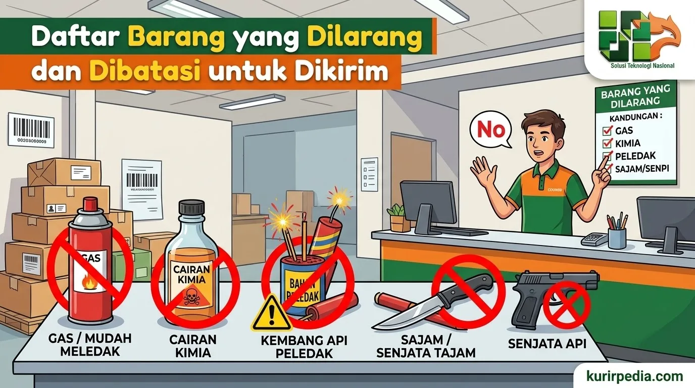 Daftar Barang yang Dilarang dan Dibatasi untuk Dikirim