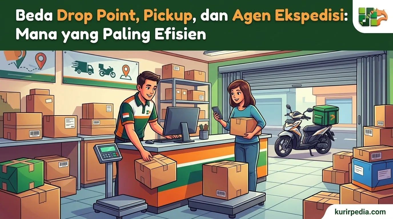 Beda Drop Point, Pickup, dan Agen Ekspedisi: Mana yang Paling Efisien