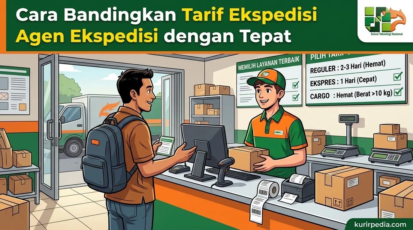 Visual bandingkan tarif ekspedisi agen ekspedisi - Cara Bandingkan Tarif Ekspedisi Agen Ekspedisi dengan Tepat