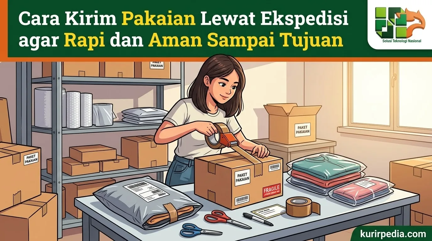 Gambar cara kirim pakaian - Cara Kirim Pakaian Lewat Ekspedisi agar Rapi dan Aman Sampai Tujuan