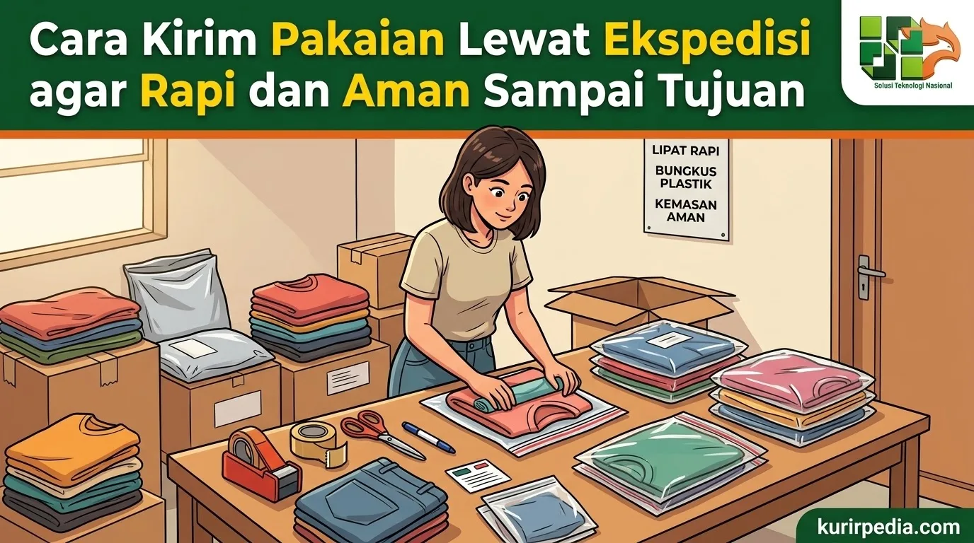 Cara Kirim Pakaian Lewat Ekspedisi agar Rapi dan Aman Sampai Tujuan