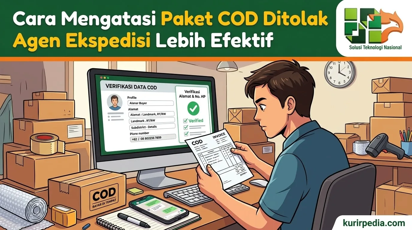 Gambar paket cod ditolak agen ekspedisi - Cara Mengatasi Paket COD Ditolak Agen Ekspedisi Lebih Efektif