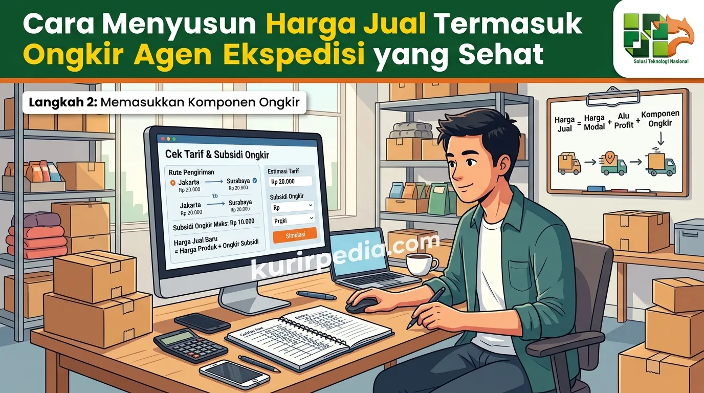 Gambar harga jual termasuk ongkir agen ekspedisi - Cara Menyusun Harga Jual Termasuk Ongkir Agen Ekspedisi yang Sehat