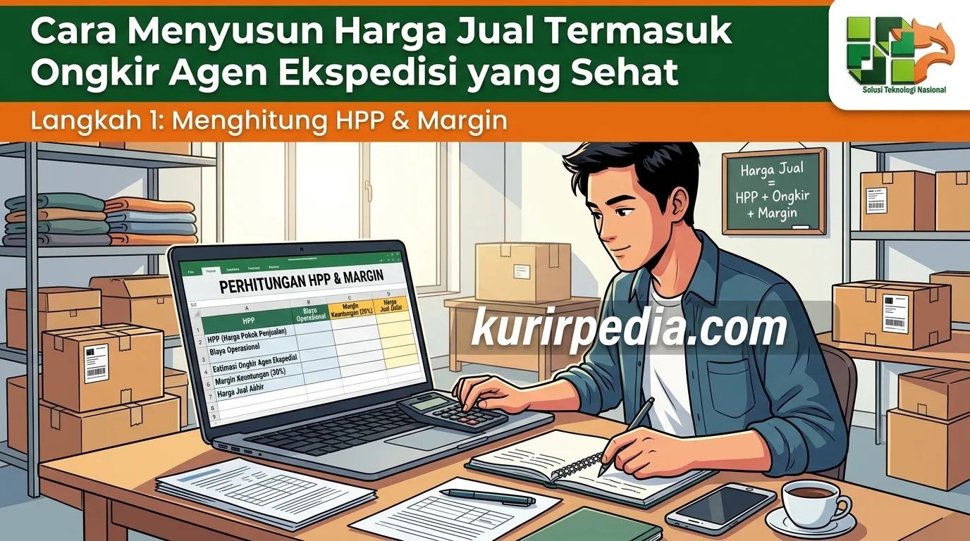 Cara Menyusun Harga Jual Termasuk Ongkir Agen Ekspedisi yang Sehat