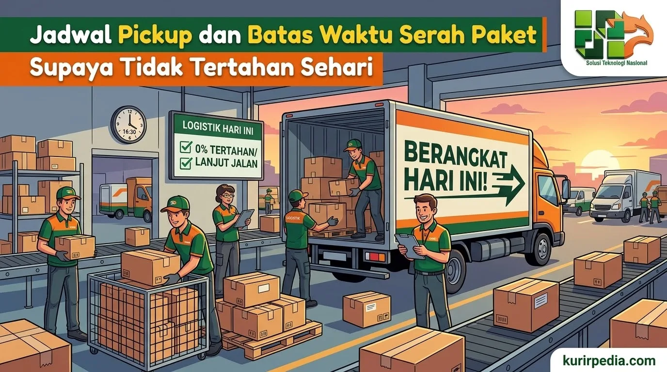 Gambar pendukung batas waktu - Jadwal Pickup dan Batas Waktu Serah Paket Supaya Tidak Tertahan Sehari
