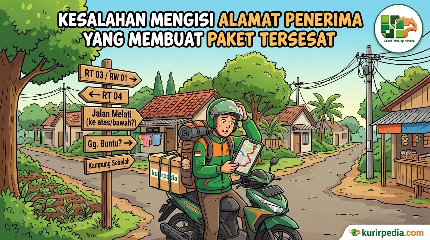 Kesalahan Mengisi Alamat Penerima