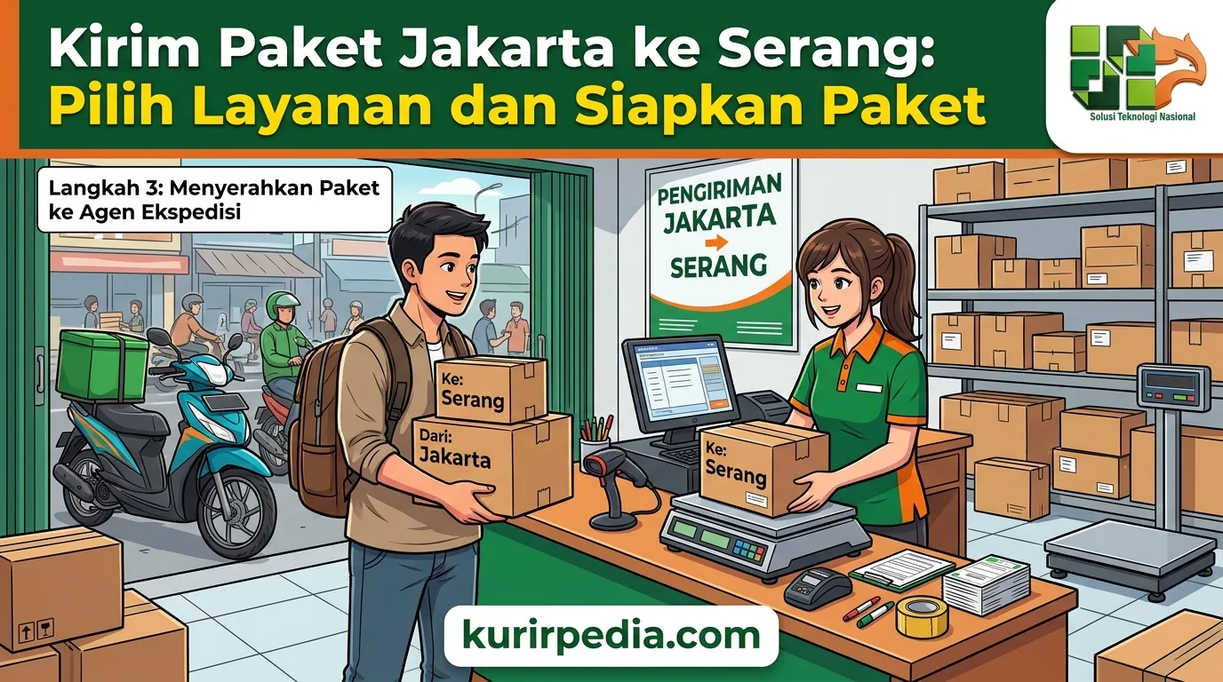 Visual kirim paket jakarta ke serang - Kirim Paket Jakarta ke Serang: Pilih Layanan dan Siapkan Paket