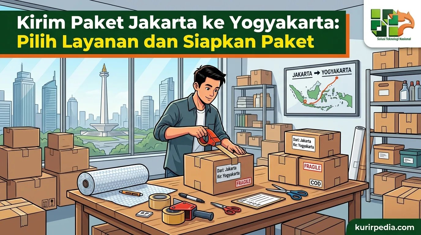 Kirim Paket Jakarta ke Yogyakarta: Pilih Layanan dan Siapkan Paket