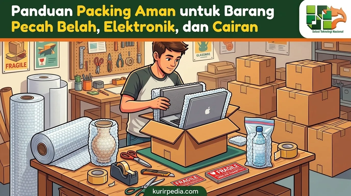 Gambar packing paket - Panduan Packing Aman untuk Barang Pecah Belah, Elektronik, dan Cairan