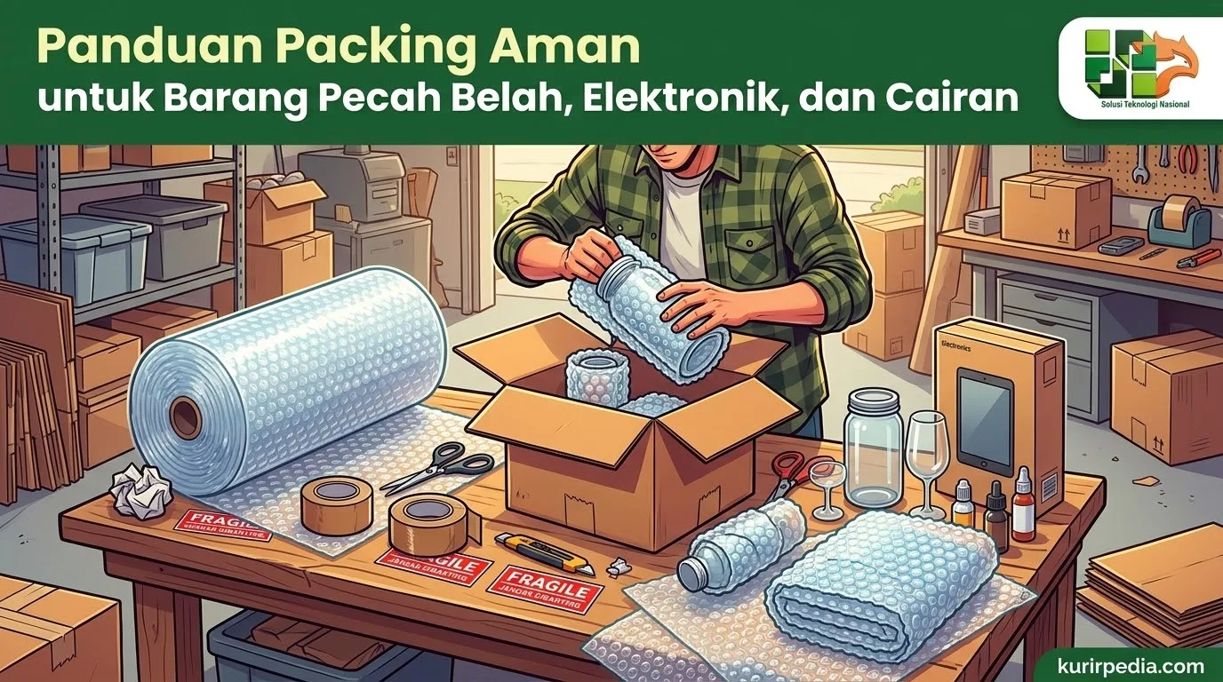 Panduan Packing Aman untuk Barang Pecah Belah, Elektronik, dan Cairan