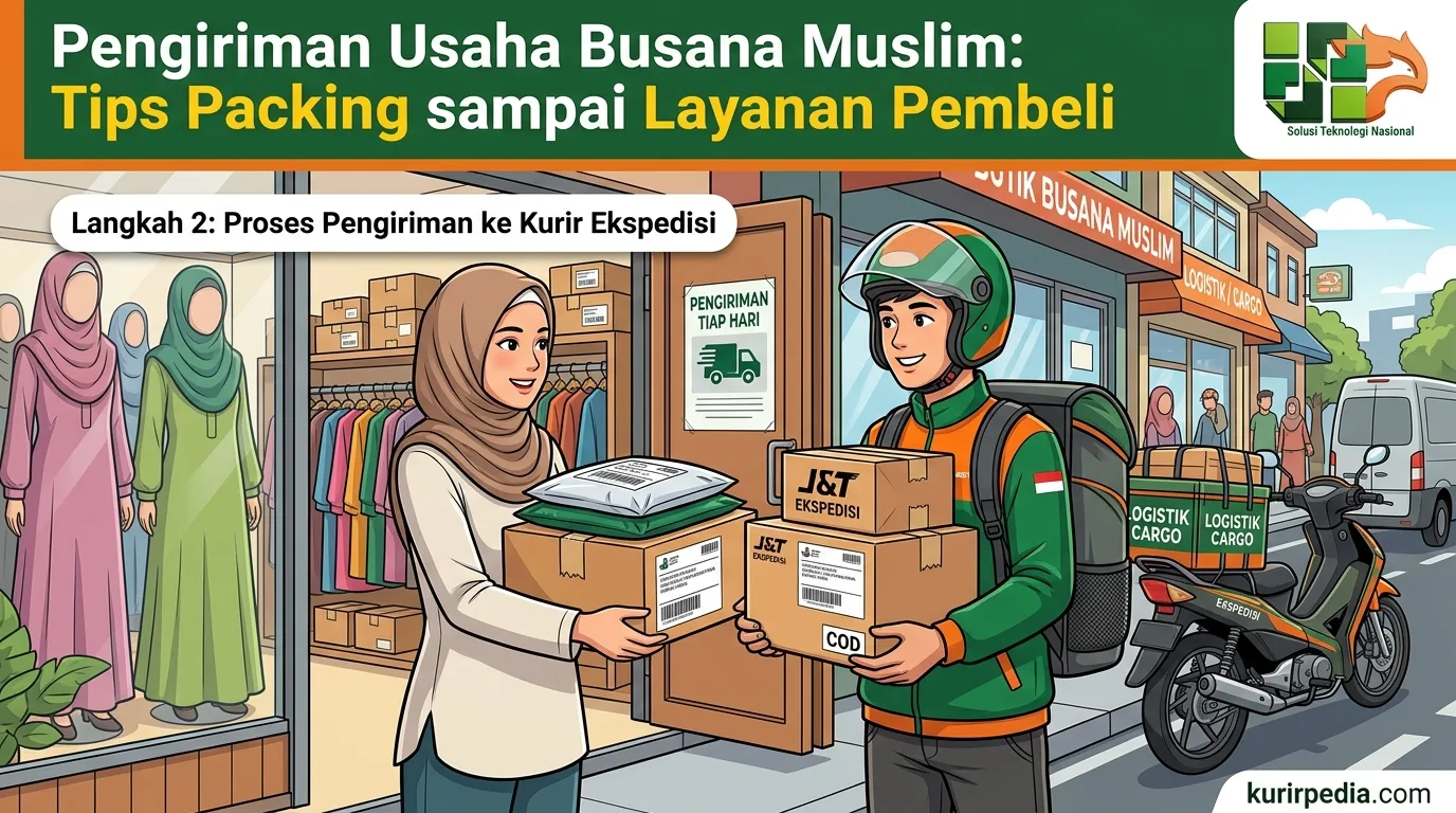 Gambar pengiriman usaha busana muslim - Pengiriman Usaha Busana Muslim: Tips Packing sampai Layanan Pembeli