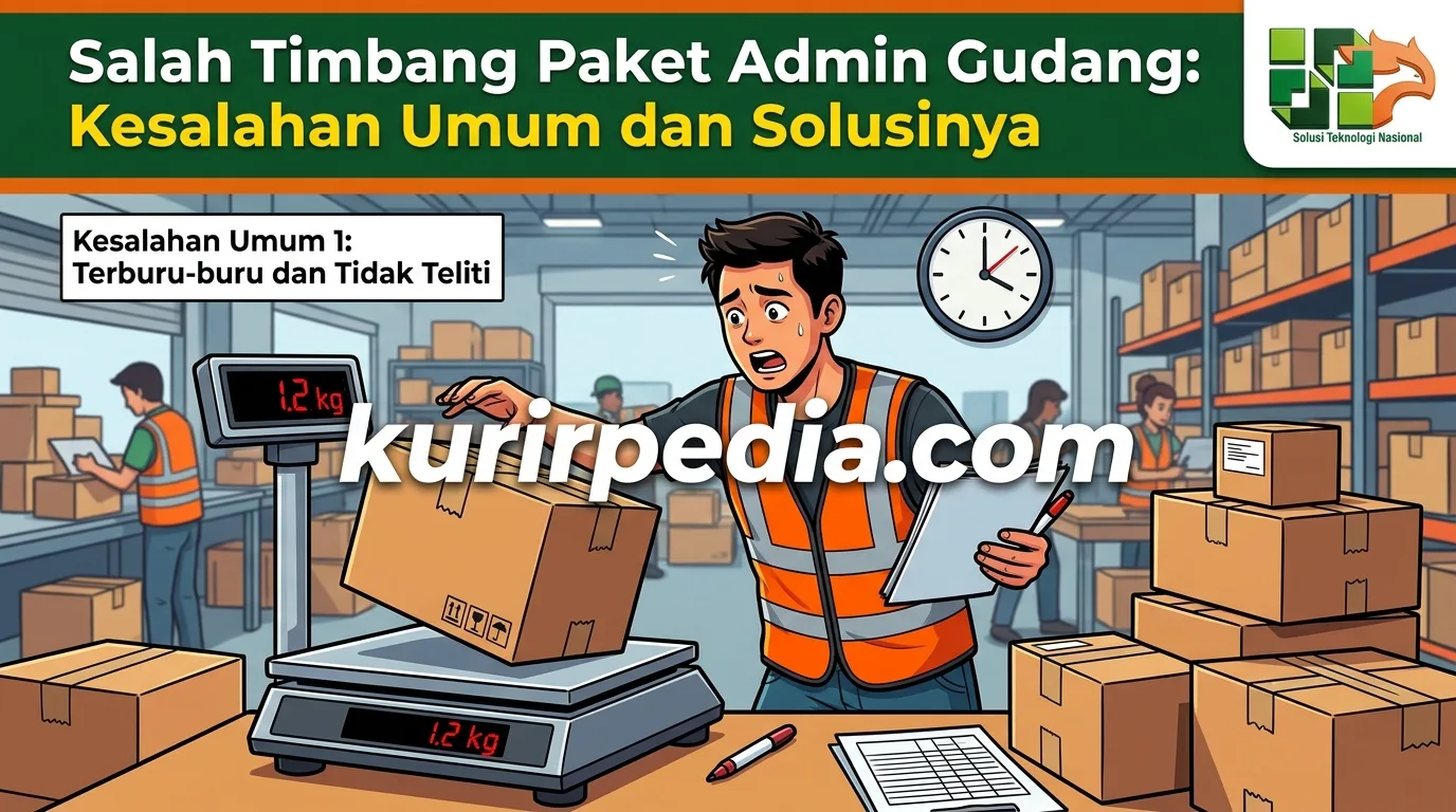 Salah Timbang Paket Admin Gudang: Kesalahan Umum dan Solusinya