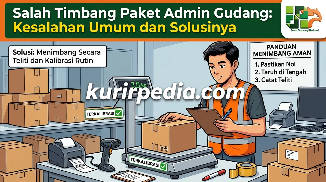 Visual salah timbang paket admin gudang - Salah Timbang Paket Admin Gudang: Kesalahan Umum dan Solusinya