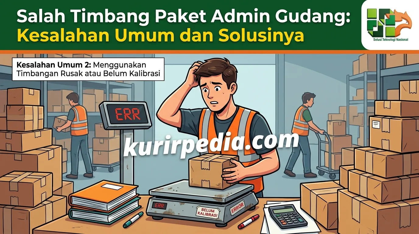 Gambar salah timbang paket admin gudang - Salah Timbang Paket Admin Gudang: Kesalahan Umum dan Solusinya