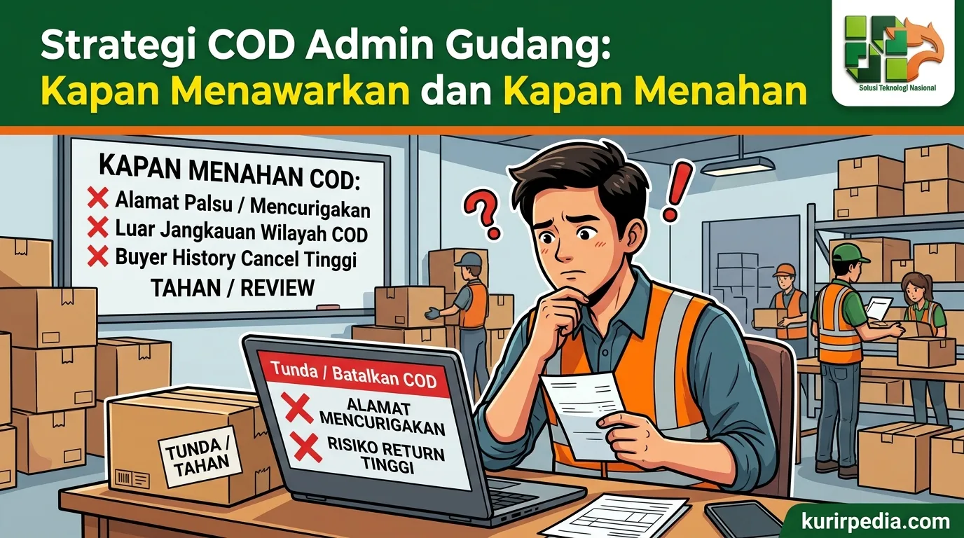 Gambar strategi cod admin gudang - Strategi COD Admin Gudang: Kapan Menawarkan dan Kapan Menahan