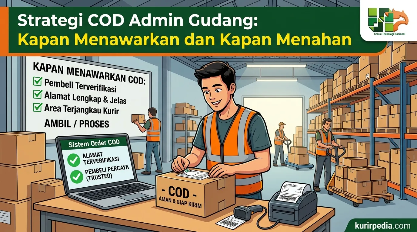 Strategi COD Admin Gudang: Kapan Menawarkan dan Kapan Menahan