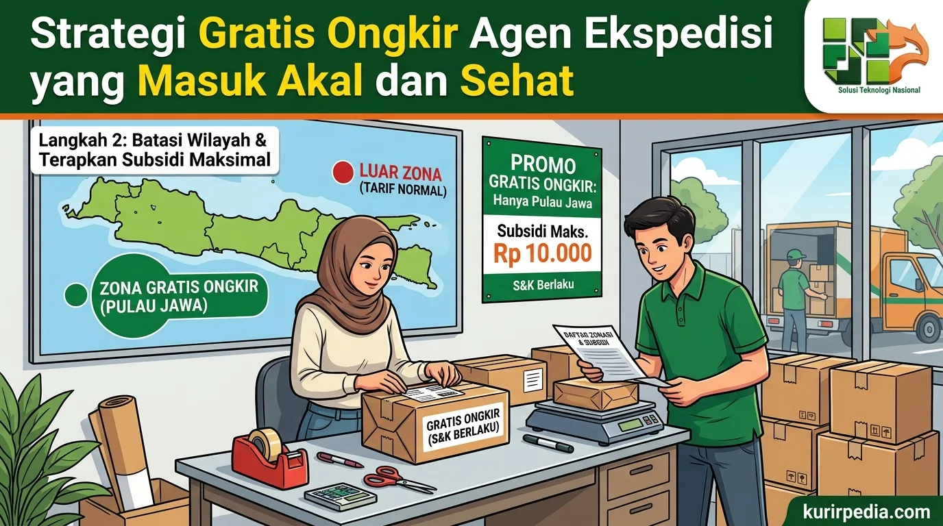 Gambar gratis ongkir agen ekspedisi - Strategi Gratis Ongkir Agen Ekspedisi yang Masuk Akal dan Sehat