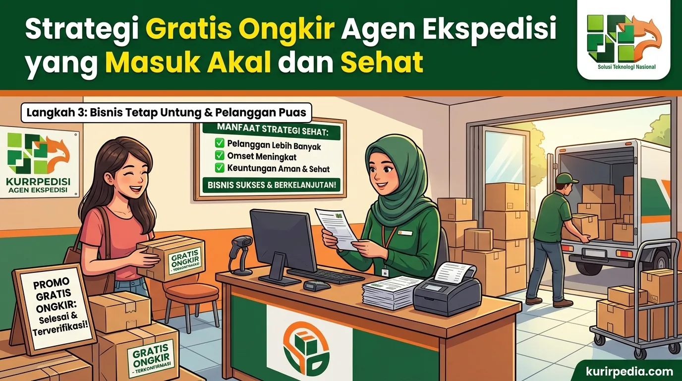 Visual gratis ongkir agen ekspedisi - Strategi Gratis Ongkir Agen Ekspedisi yang Masuk Akal dan Sehat
