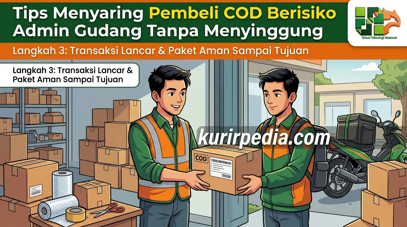 Visual pembeli cod berisiko admin gudang - Tips Menyaring Pembeli COD Berisiko Admin Gudang Tanpa Menyinggung
